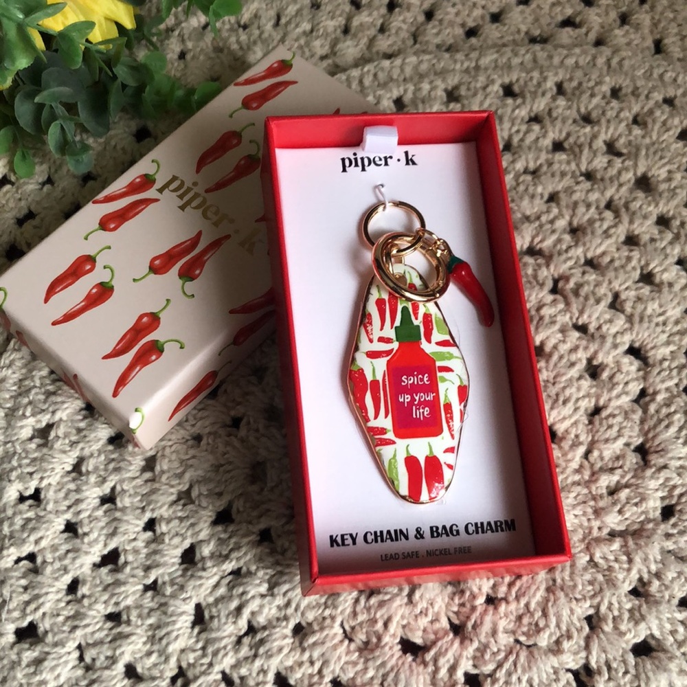 Piper K Chili Pepper Keychain and Bag Charm - Picture 5 of 5